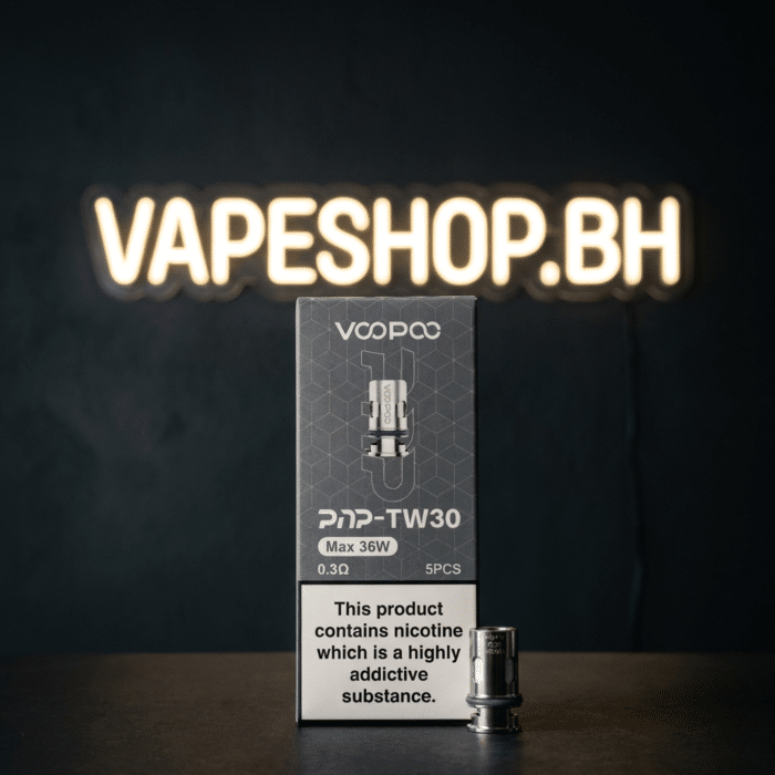 Voopoo pnp-tw20 0. 2 ohm mesh replacement coil silver design for direct lung vape pods bahrain shop