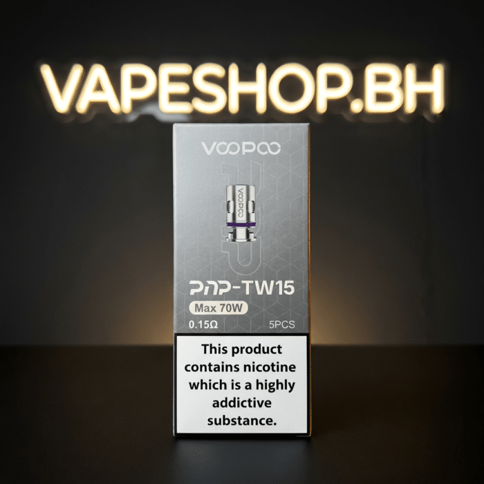 Pack of 5 voopoo pnp-tw20 mesh coils 0. 2ω stainless steel for 40-55w dl vaping bahrain vapes