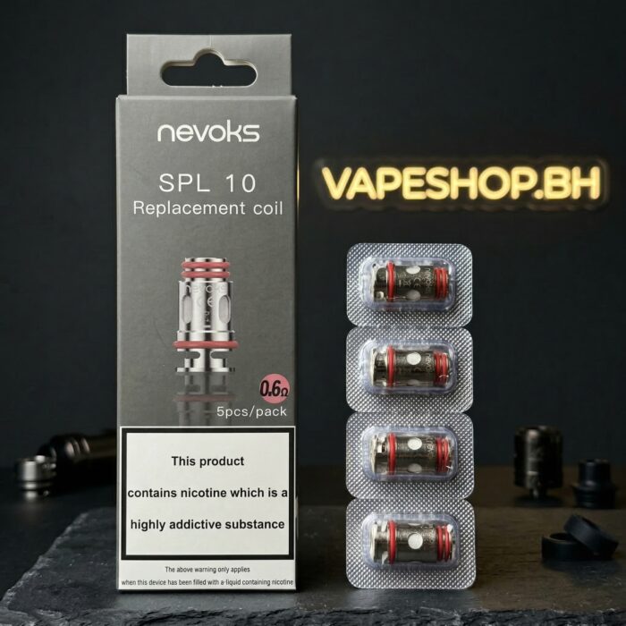 Close-up of nevoks spl 10 feelin coils pack, durable mesh coils for pods, vape coils bahrain gallery