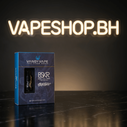 VandyVape BSKR V1.5 MTLRTA vape RTA in stainless steel, 22mm diameter, top-fill MTL tank with adjustable airflow for Bahrain vapers.
