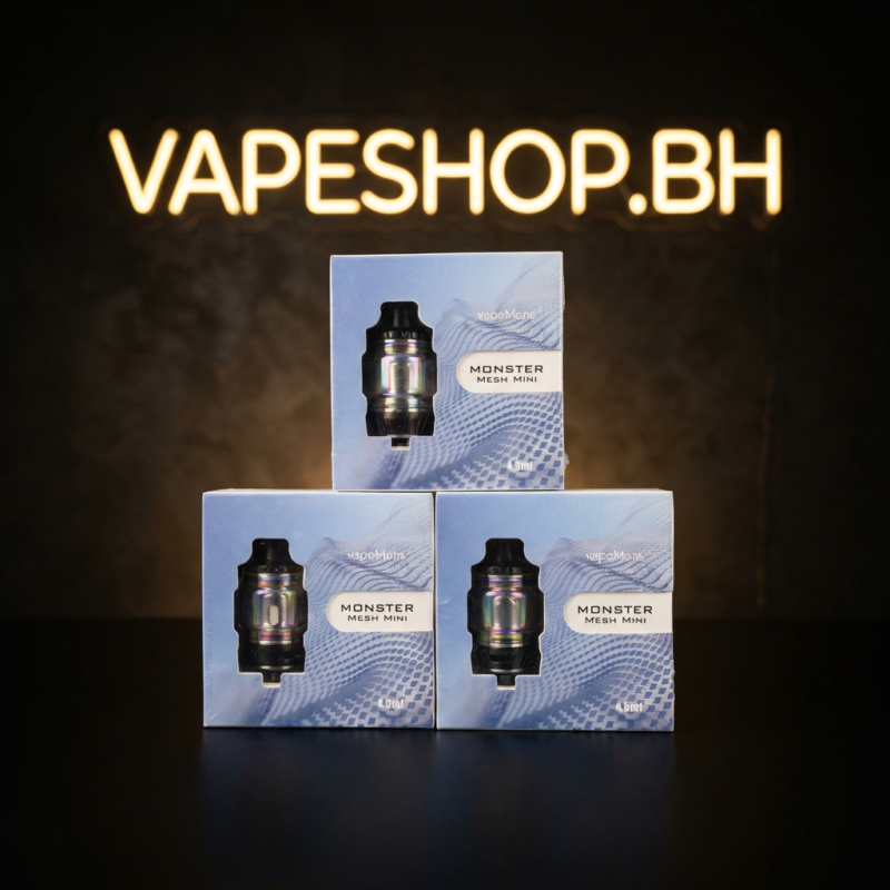 VandyVape Vapemons Monster Mesh Pro RTA 24مم سعة 5مل كويل مش للفيب في البحرين