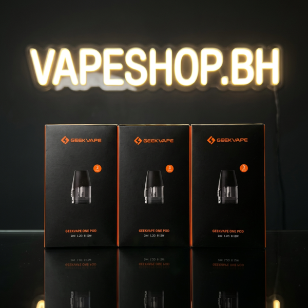 Geekvape One Pod featured view, sleek black slim vape pen with 780mAh battery, Aegis drop-proof design for Bahrain vapers