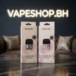 Sleek Smok Novo X Pod in black zinc-alloy chassis with 0.49-inch OLED screen and compact 800mAh design for Bahrain vapers.