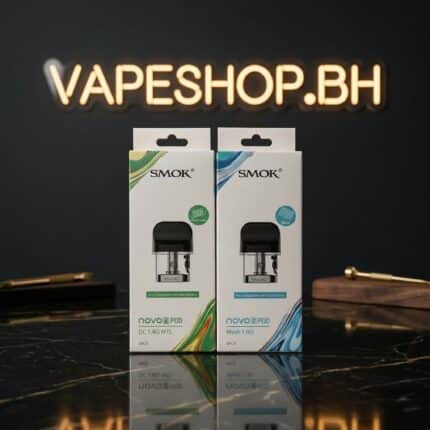 **SMOK Novo 2 Pod** featured view, sleek black rectangular vape pod with 2ml capacity for Bahrain vapers.