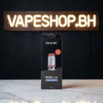 Close-up of SMOK RPM 3 meshed 0.15ohm coil showing press-fit base and detailed mesh for DL vaping coils.