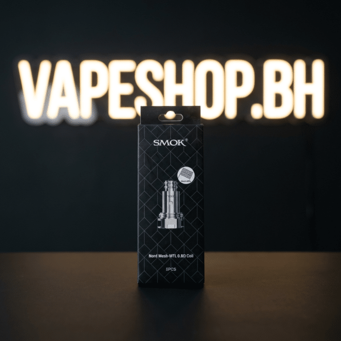 Close-up smok nord coil gallery image, mesh 0. 6ω resistance coil for pods, dynamic structure bahrain vaping