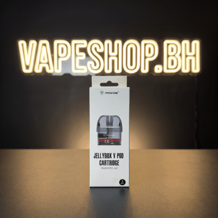 Clear Rincoe Jellybox V Pod Cartridge 3ml with 0.8Ω mesh coil, pack of 3 for Jellybox V1/V2/V3 vape pods Bahrain