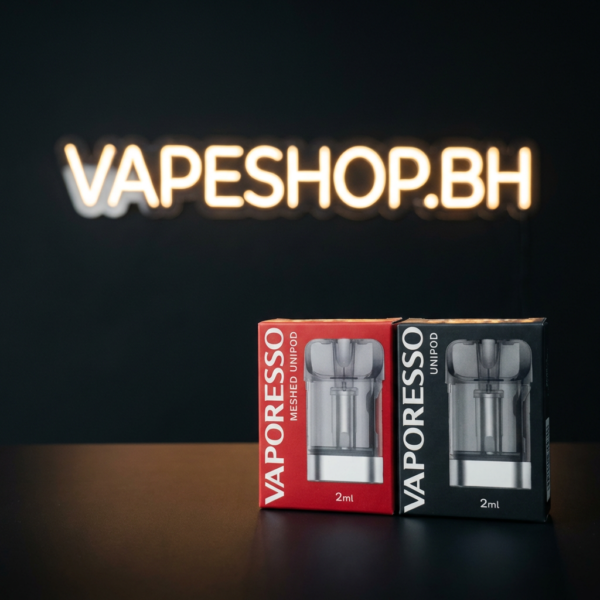 Vaporesso Unipod pod kit in black compact design with 2ml capacity and 900mAh battery for Bahrain vapers