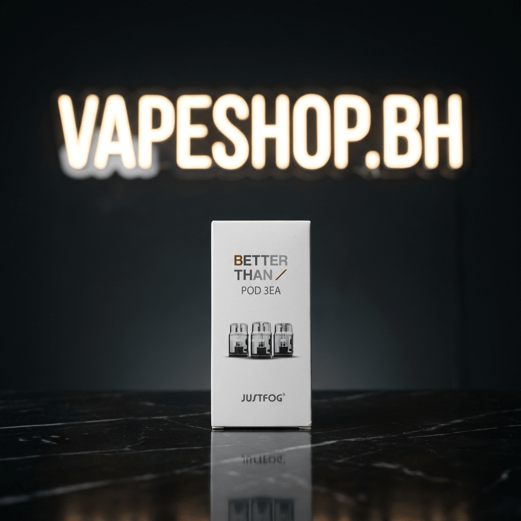 3728828 Justfog minifit 3ea pod with 1. 9ml capacity and 0. 8ohm mesh coil for vaping in bahrain