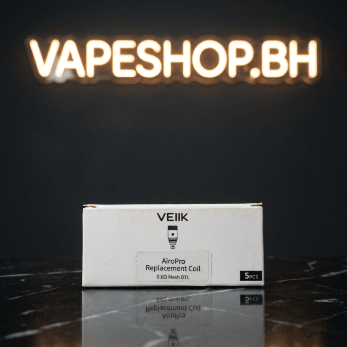 Veiik brand veiik airo pro coils 1. 2ohm bvc mtl replacement pack of 5, ideal for bahrain pod vaping systems.