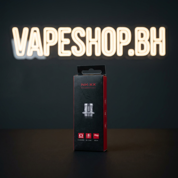 Lapetus 0.18ohm mesh coil for Nikola tank, premium pods and coils accessory, Bahrain vape compliant, close-up view