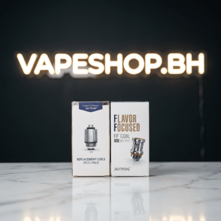 Justfog replacement coil 1.6ohm with Japanese organic cotton, threaded base for Q16 pods, Bahrain vape coils pack view