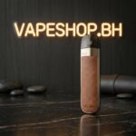 VEIIK Airo saltnic device featuring elegant PU panel design and bottom airflow system