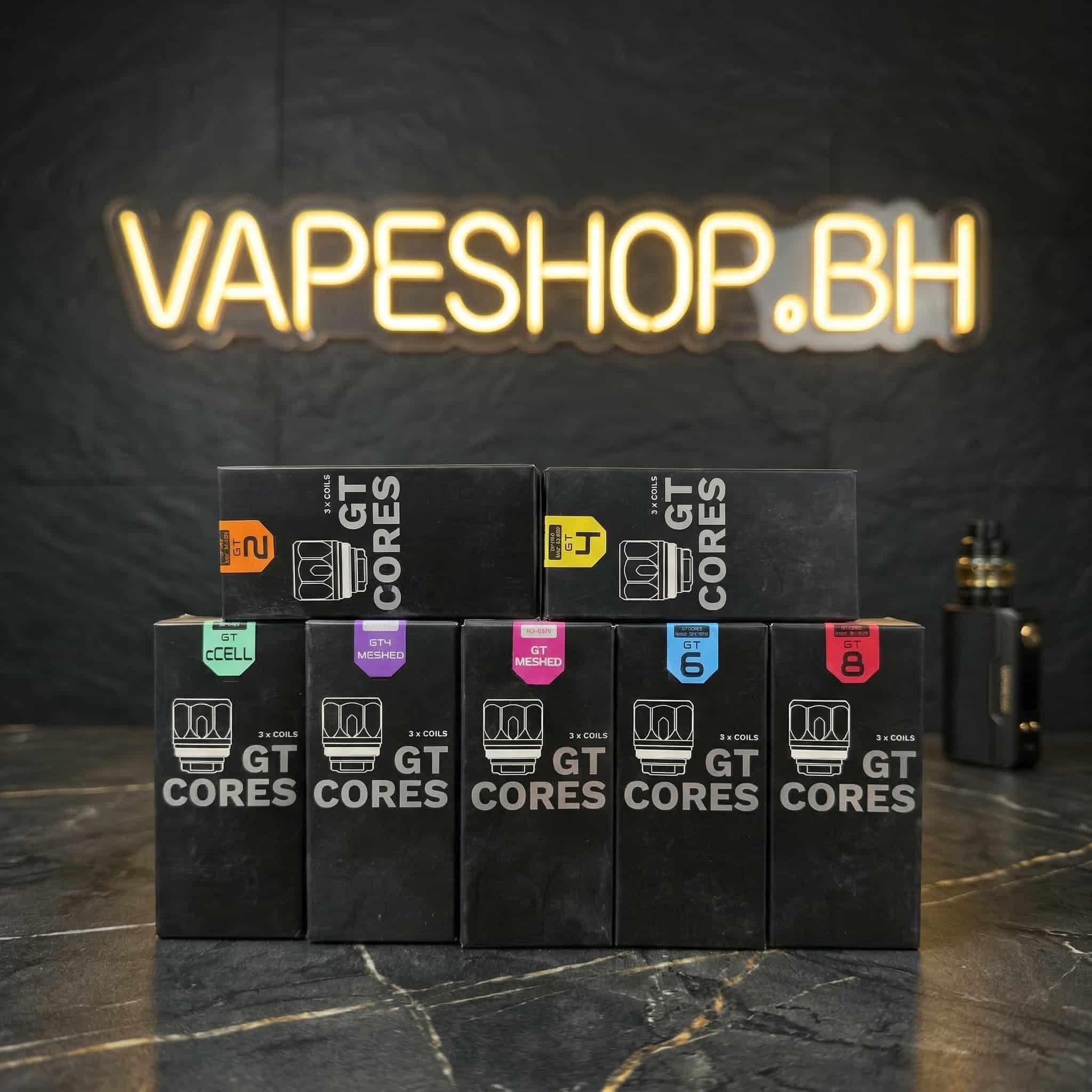 3766780 Vaporesso gt cores 6 coil 0. 2ω pack of 3, metallic clapton design for nrg tanks, bahrain vape coils for dense clouds