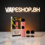 Rear view of **UWELL Caliburn G4 Kit** Bahrain vape with juice window, 5-35W adjustable power, and leak-resistant GPP cartridge.