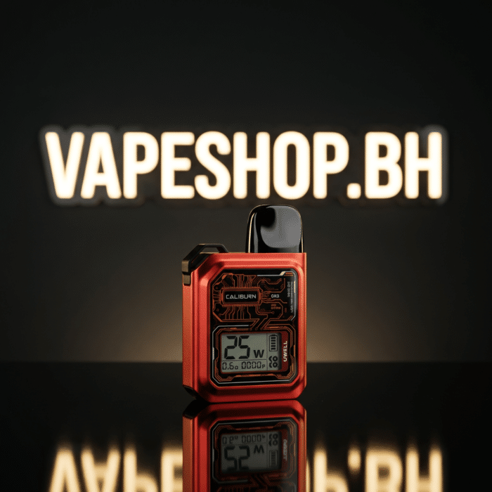 Uwell caliburn gk3 saltnic device with visible e-liquid window, 25w output and side-fill 2. 5ml pod in bahrain
