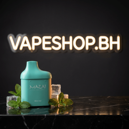 Mazaj Switch Pod gallery view 1, compact pod cartridge in transparent tank showing e-liquid for Bahrain vape shop