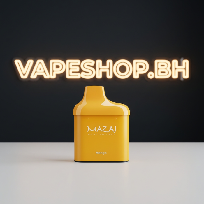 Mazaj switch pod close-up gallery 3, detailed mouthpiece and filter on 12000 puff disposable pod bahrain