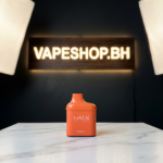 Mazaj Switch Pod side profile image 4, slim black disposable vape pod with flavor window for Bahrain