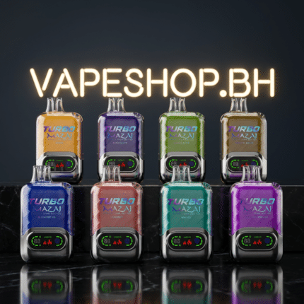 Mazaj Turbo 15000 puffs disposable vape with LED display and touchscreen controls
