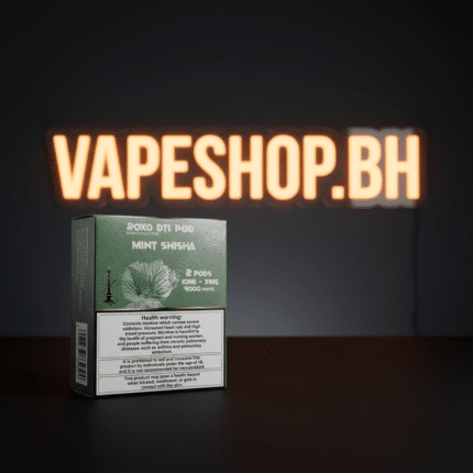 Sleek ROXO brand Roxo DTL Pod Disposable Pod, compact shape for 9000 puffs, Bahrain vape shop essential.