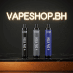 Mega Pod 4 disposable vape device with 4000 puffs, 10ml pre-filled e-liquid, and 1000mAh rechargeable battery in black