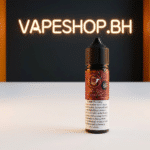 Captain Gold E-Liquids Freebase top view, freebase e-liquid with flavor label visible