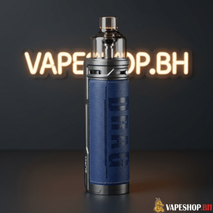 Voopoo Drag X Kit front view showing 0.96-inch TFT screen and fire button on leather-grip alloy body.