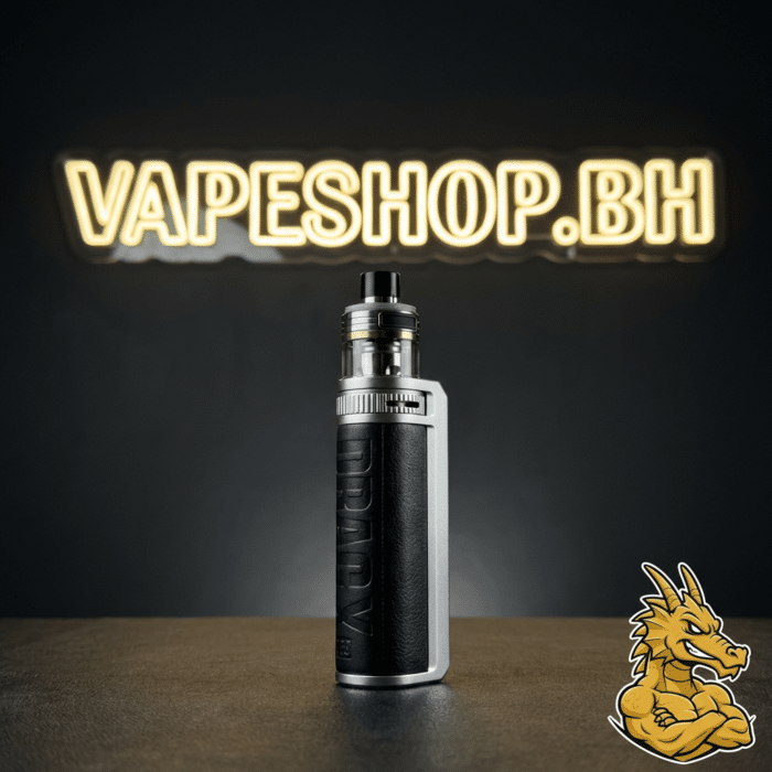 Voopoo drag x pro kit featuring 5. 5ml tpp-x pod tank, mesh coil installed, and ergonomic leather handle.