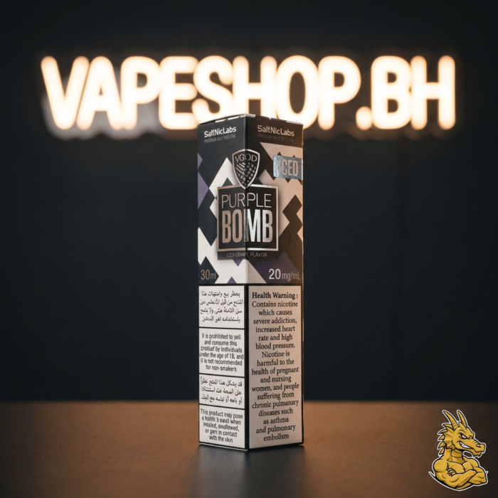 Vgod saltnic e-liquid 30ml bottle with 50/50 vg/pg ratio, available in 20mg and 50mg nicotine strengths for pod devices