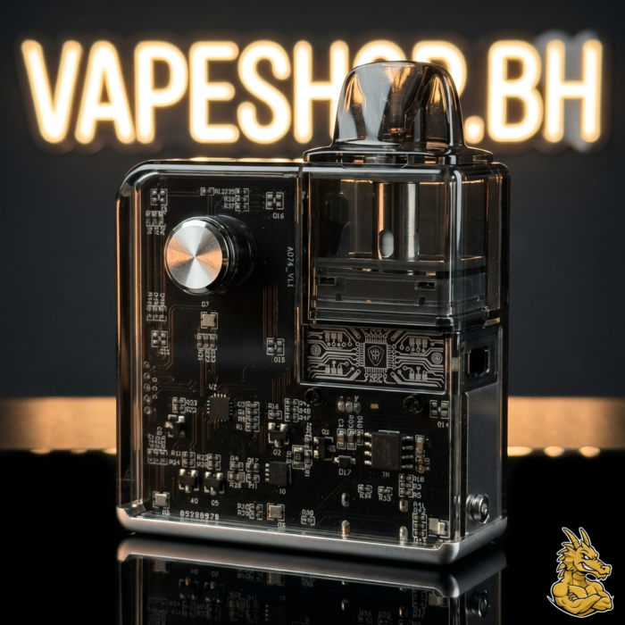 Compact rincoe jellybox nano pod kit in transparent design with zinc alloy frame for salt nicotine mtl vaping bahrain