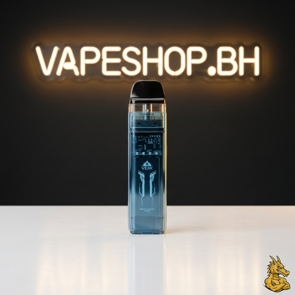 Sleek VEIIK Airo Nano Pod Kit in Bahrain, compact zinc alloy design with PU leather panel, 360mAh battery and 2ml refillable pod.