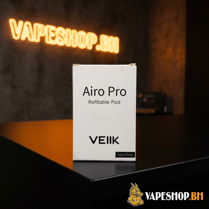 Airo pro pod cartridge featuring 1. 2ohm resistance and bottom air-driven design