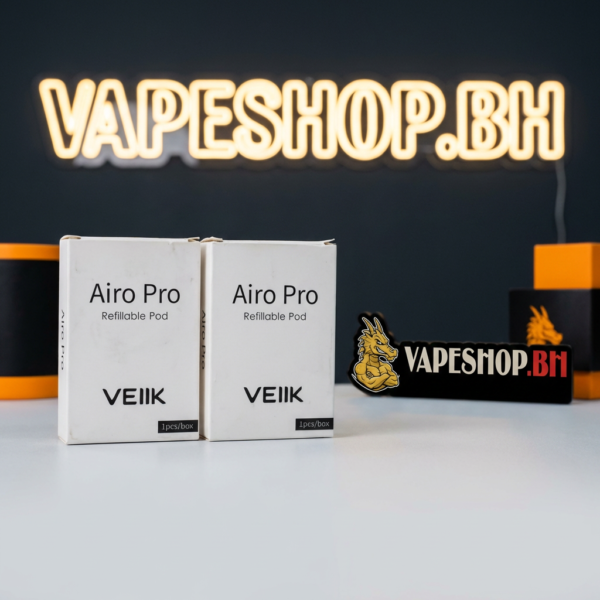 Airo PRO refillable pod with 2ml capacity and organic cotton wicking system