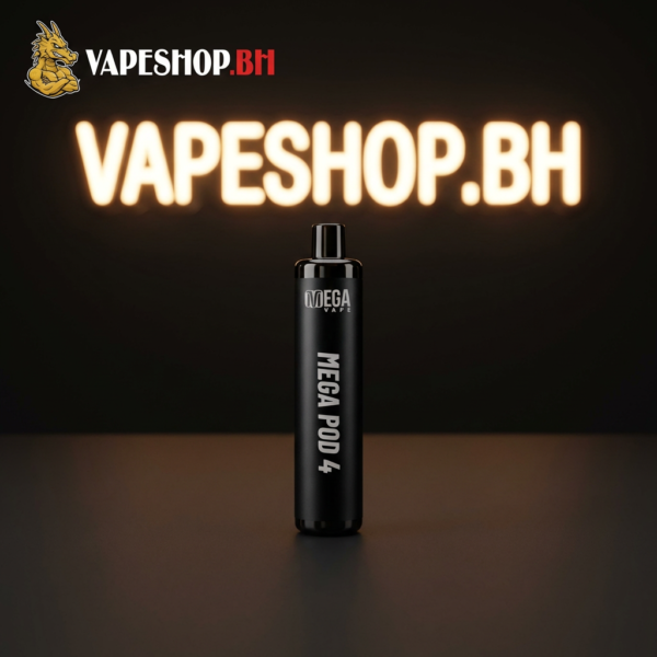 Mega Pod 4 rechargeable disposable featuring 1000mAh battery, available in 2% and 5% nicotine options