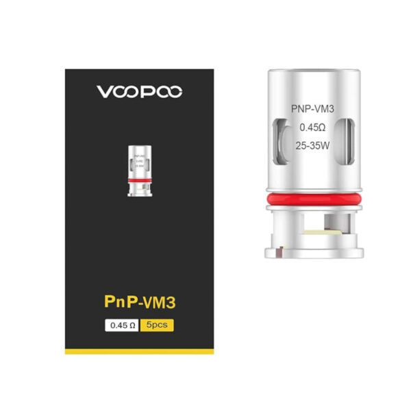 VOOPOO PnP Replacement Coil, VM3, Mesh, 0.45 Ohm