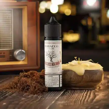 Four Seasons Tobacco Seasons freebase e-liquid bottle in square 1000x1000 image, premium tobacco vape juice for Bahrain vapers.