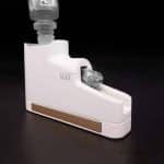 Compact Jumate Refiller for Pods in black PCTG, tool for easy JUUL pod refilling, mess-free vape accessory for Bahrain vapers.