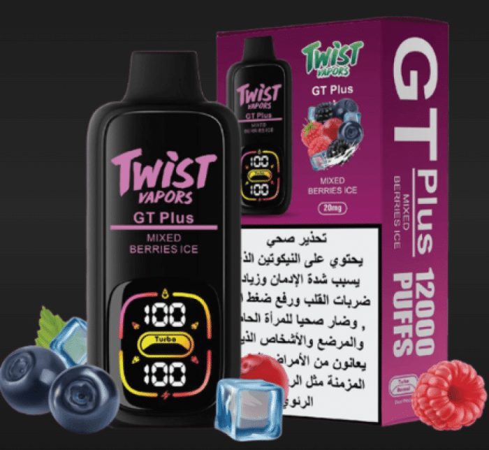 Twist gt plus 12,000 puffs