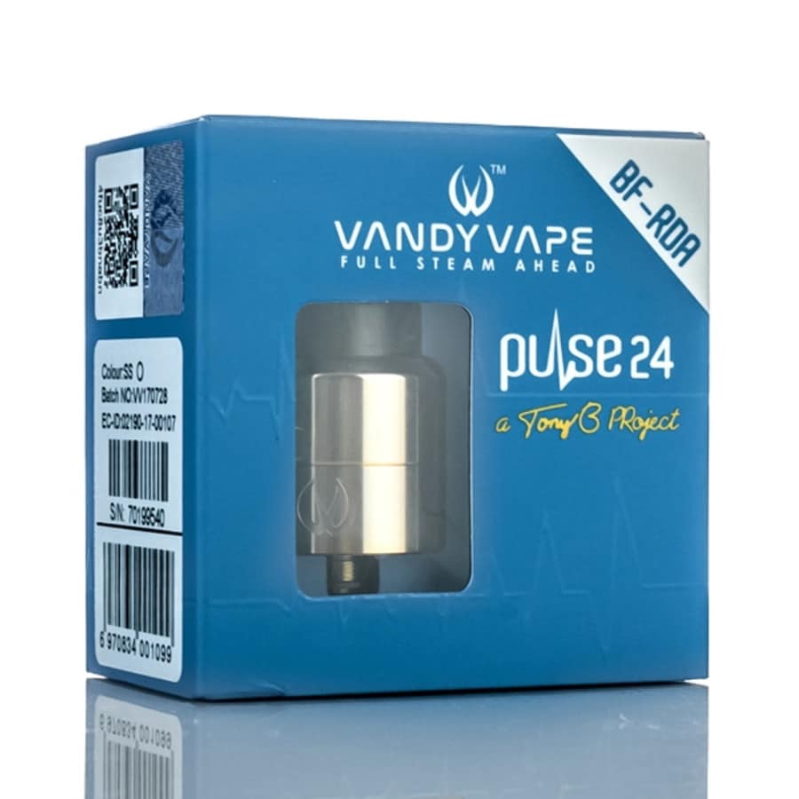 Pulse 24 Bf Rda By Vandy Vape &Amp;Amp; Tony B. Pulse 24 bf rda by vandy vape & tony b.