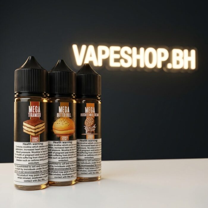 Mega e-liquids freebase 60ml bottle by grand e-liquids, 3mg nicotine strength