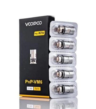 Voopoo PnP-VM6 0.15ohm Replacement Coils – 5 Pack