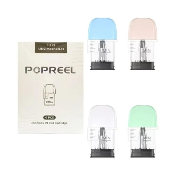 Uwell Popreel P1 Replacement Pods - 4pcs