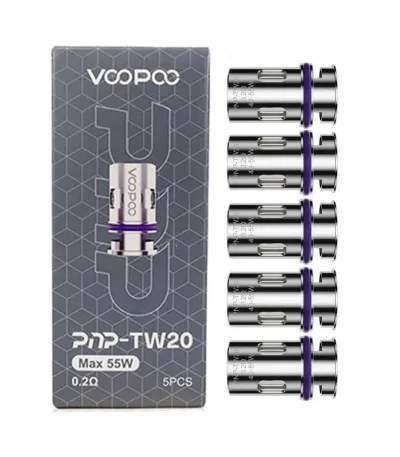 Voopoo PnP Replacement Coils | PnP-TW20 0.2ohm | Pack of 5
