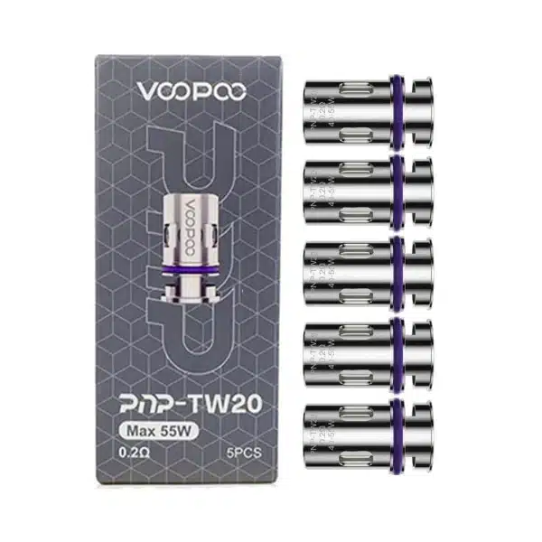 Voopoo PnP Replacement Coils | PnP-TW20 0.2ohm | Pack of 5