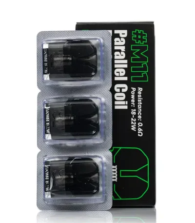 Wotofo NerM Pod System Kit Replacement Pod Cartridge - 3.0ml, M11 nexMESH Coil 0.6ohm (3 PCS)