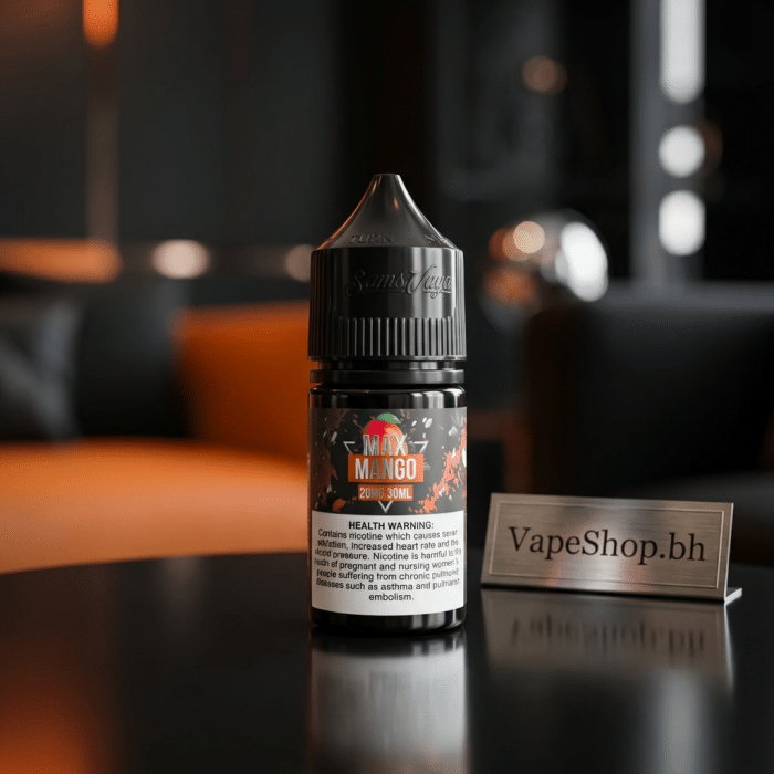 Sam vapes max saltnic premium salt nicotine e-liquid 50mg strength