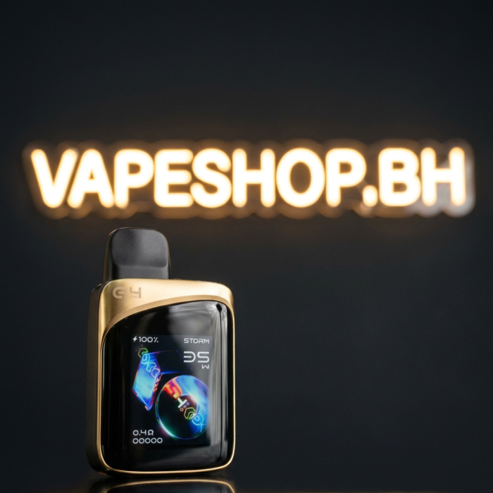 Uwell caliburn g4 pro koko pod vape in glass blue, minimalist bezels and 2000mah battery powering mtl rdl vaping bahrain.