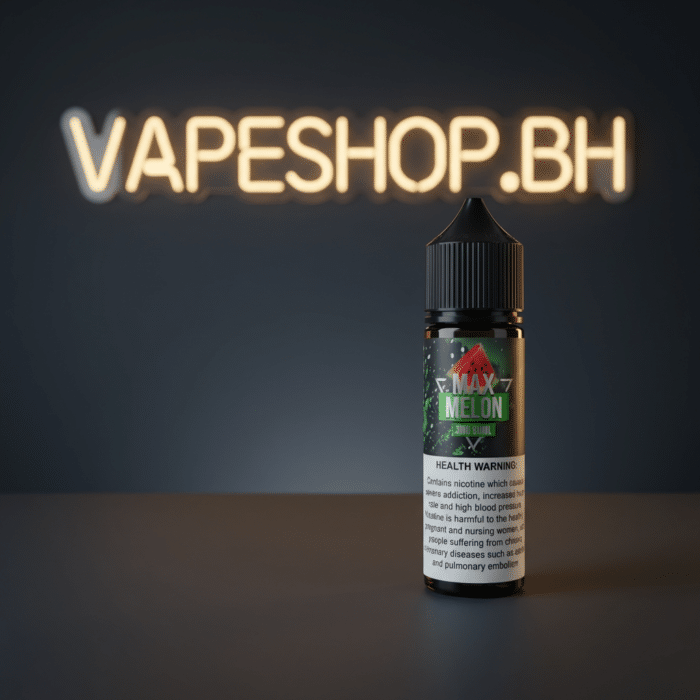 Samsvape max freebase e-liquid in 60ml size with eye-catching label perfect for sub-ohm vaping in bahrain.