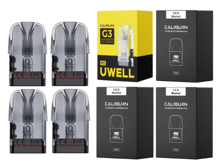 Uwell Caliburn G3 Replacement Pods 4pcs